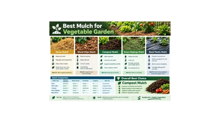 Best Mulch for Vegetable Garden