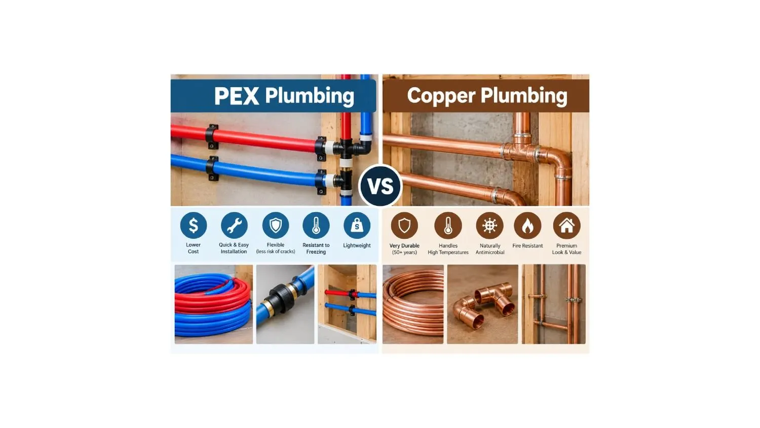 PEX vs Copper Plumbing